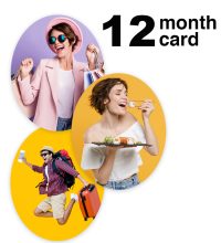 12 month card